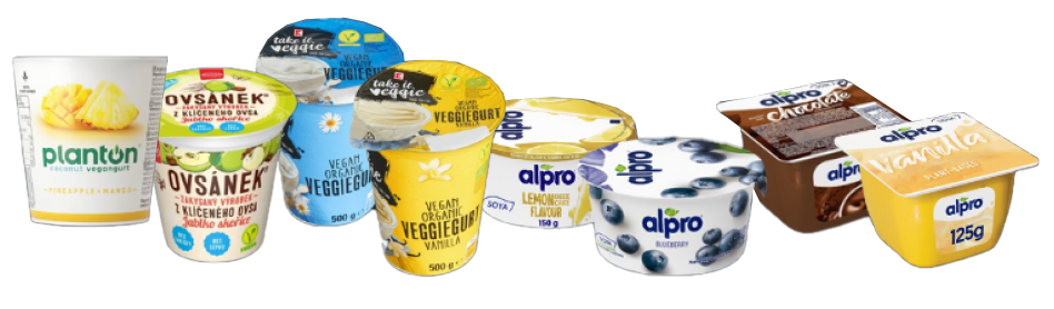 Rostlinné jogurty